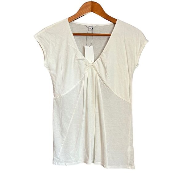 NWT! Calvin Klein off white shirt sleeve top - Picture 1 of 9